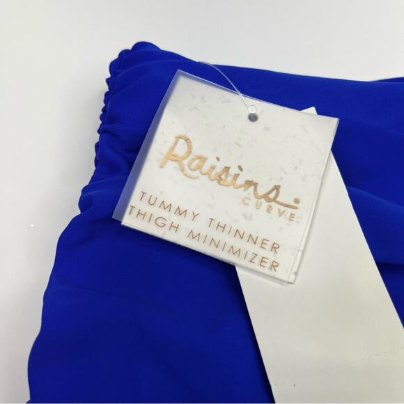Raisins Curve Ruffled Tummy Control Swim skirt blue - 24W - Picture 11 of 13